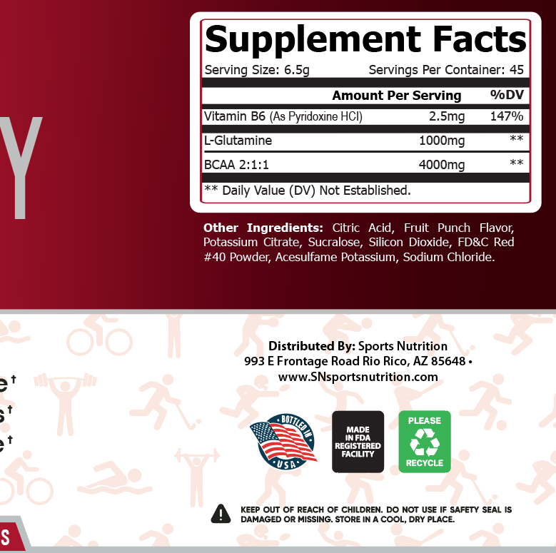 BCAA Energy (Fruit Punch)