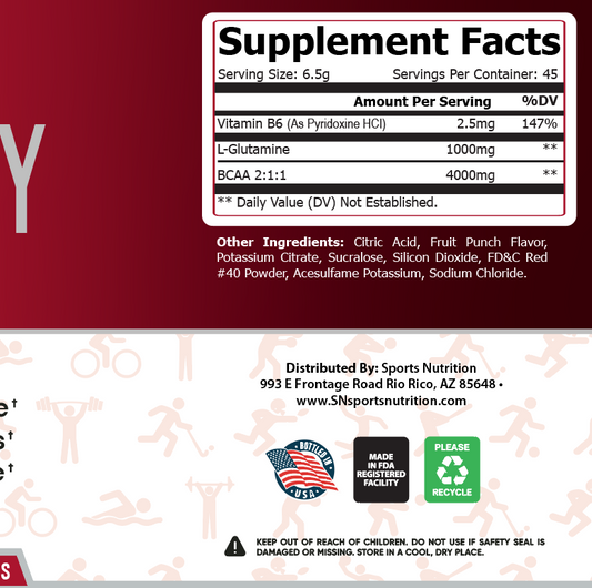 BCAA Energy (Fruit Punch)